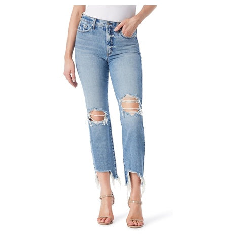 Jessica Simpson Women's Harmony High Rise Slim Straight Ankle Jeans