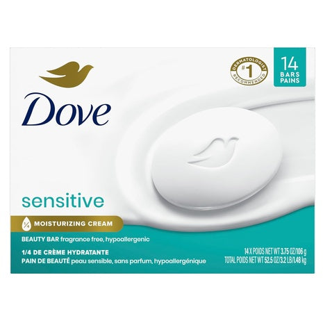 14 Dove Moisturizing Beauty Bars