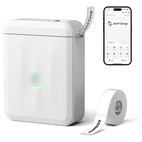 NIIMBOT D110 Portable Bluetooth Mini Label Maker With Tape