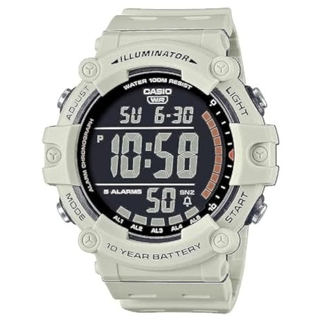 Casio AE1500WH-8B2V Men's Digital Sports Watch With Resin Band