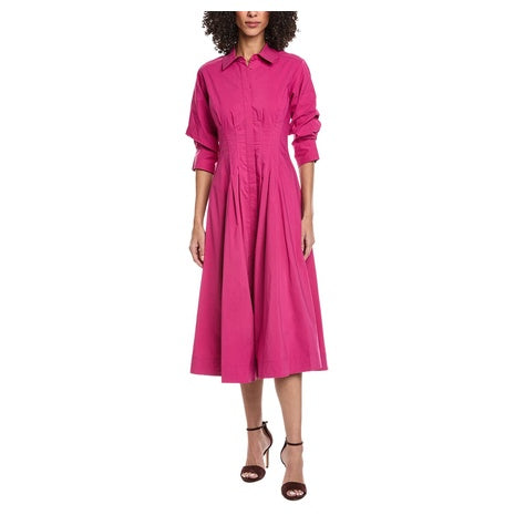 Jazz Pintuck Midi Dress