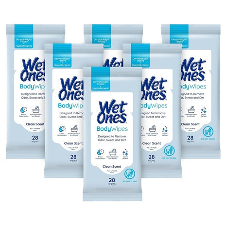 168 Wet Ones Body Wipes