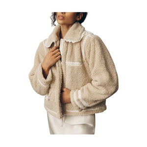 Sherpa Lace-Trim Jacket