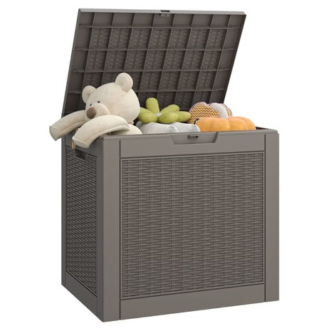Set Of 2 Resin 31Gal Storage Deck Boxes