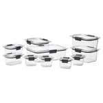 20-Piece Rubbermaid Brilliance Food Storage Container Set