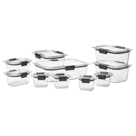 20-Piece Rubbermaid Brilliance Food Storage Container Set
