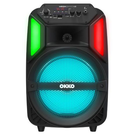 Megabass V3 Bluetooth Speaker & Karaoke System With LED Lights