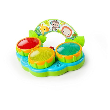 Bright Starts Safari Beats Musical Drum Toy with Lights