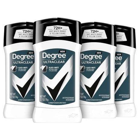 4 Degree Men’s UltraClear Deodorant Sticks