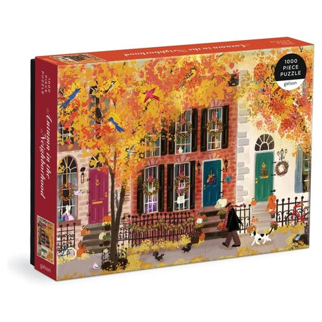 1000 Piece Autumn in The Neighborhood Puzzle