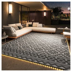 9' X 12' Reversible LED Strip Lights Rug