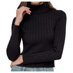 DKNY Jeans Petite Ribbed Mock-Neck Sweater