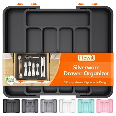 Expandable Silverware Drawer Organizer