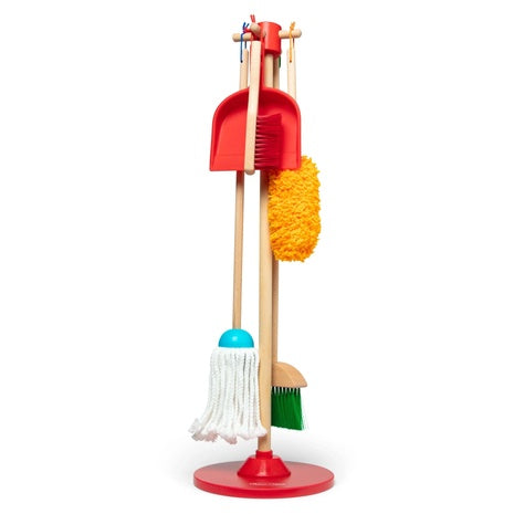 Melissa & Doug Dust! Sweep! Mop! Cleaning Play Set