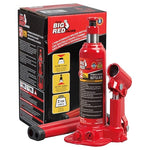 2-Ton Big Red Hydraulic Welded Bottle Jack (4,000 lbs)