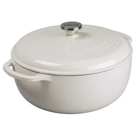 Lodge 7.5 Qt Enameled Cast Iron Oval Dutch Oven