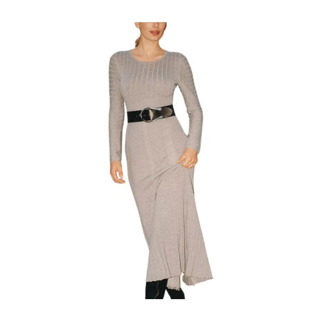 Anthropologie Slim Sweater Pleated Maxi Dress (2 Colors)