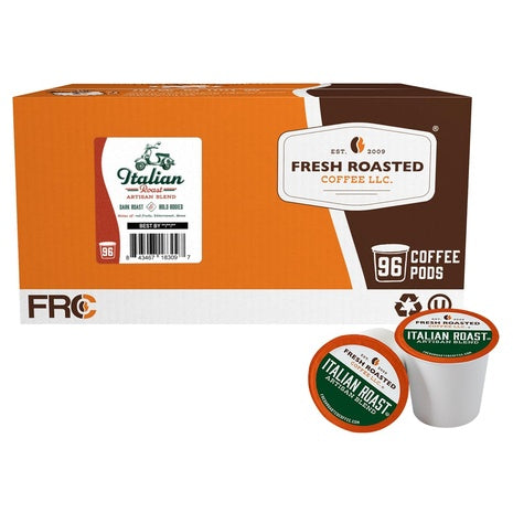 96 Fresh Roasted Coffee Italian Roast K-Cup Coffee Pods