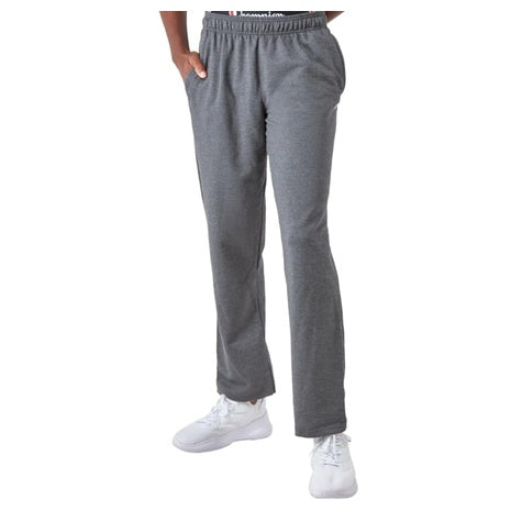 Champion Men's Open-Bottom Fleece Sweatpants (various Sizes In Granite Heather)