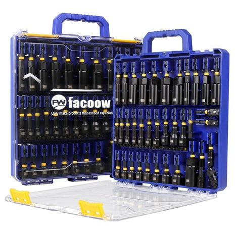 55-Piece Facoow Magnetic Impact Nut Driver Set