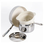 4-Piece Non-Stick Triply Stainless Steel Pots And Pans Cookware Set