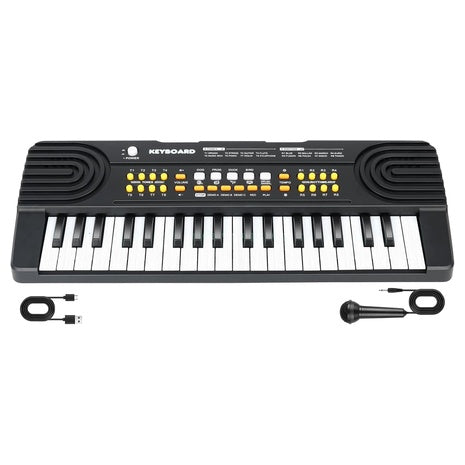37-Key Kids Piano Keyboard with Microphone (2 Colors)
