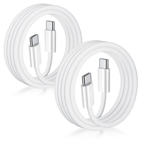 2-Pack 3FT USB C to USB C Cables