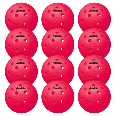 12 Franklin Sports X-40 Outdoor Pickleballs