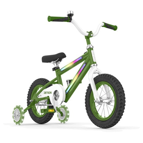 Jetson 12" LED Light-Up Kids Bike with Training Wheels