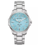 Bulova Women's Marine Star Diamond Accent Stainless Steel Bracelet Watch