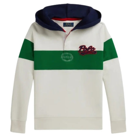 Polo Ralph Lauren Kids' Colorblock Hooded Rugby Shirt