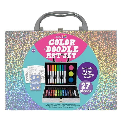 Art 101 Color and Doodle Art Coloring Set with 27 Pieces