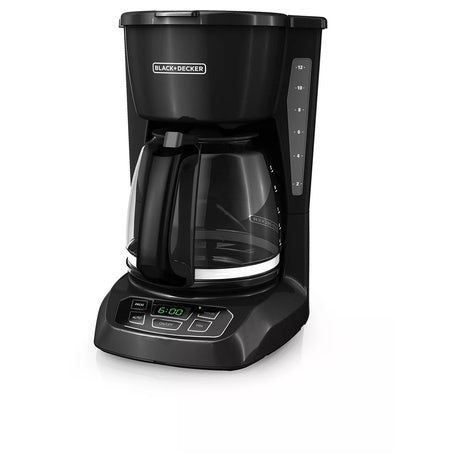 Black & Decker 12-Cup Programmable Glass Carafe Coffeemaker