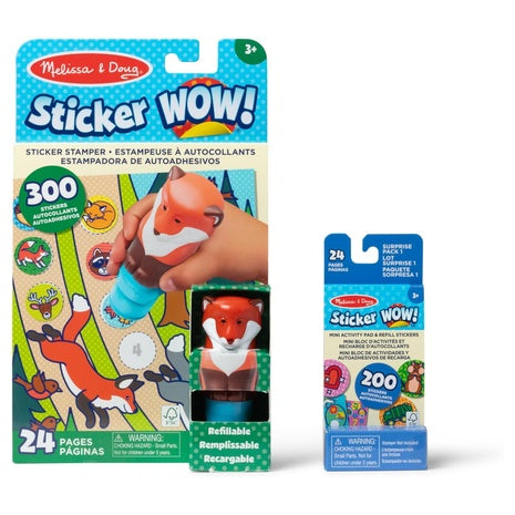 Melissa & Doug Sticker Wow Fox Bundle