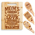 Mother’s Day Bamboo Cutting Board & Utensils on Sale