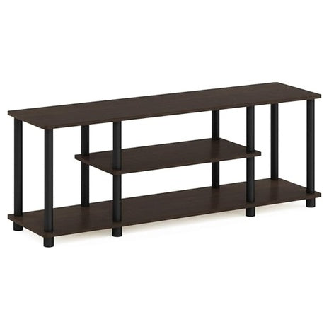 Furinno Turn-N-Tube No Tools 3D 3-Tier Up To 50" TV Stand