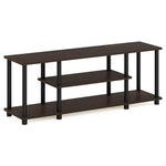 Furinno Turn-N-Tube No Tools 3D 3-Tier Up To 50" TV Stand