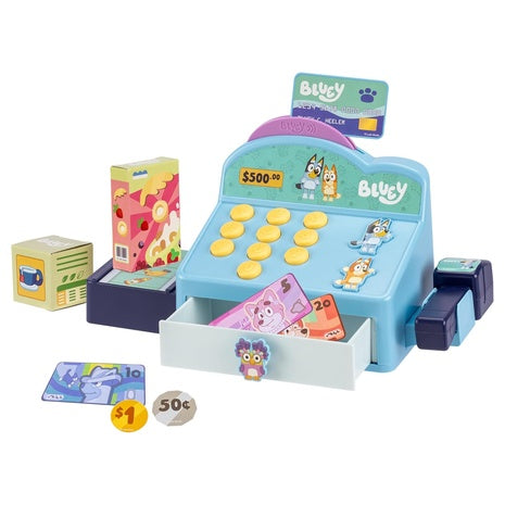Bluey Cash Interactive Play Register Playset with Detachable Scanner