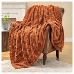 Oversized Faux Fur Throw Blanket