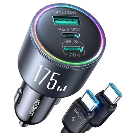 Joyroom 175W GaN USB-C Fast Charge Car Charger
