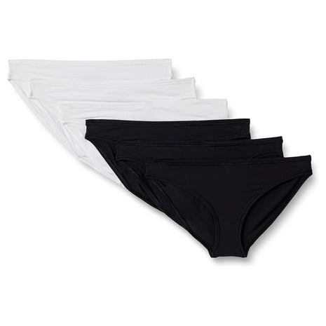 6-Pack Amazon Essentials Women's Microfiber Bikini Panty