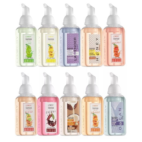 10-Piece Lovery Luxury Foaming Hand Soap Gift Set