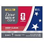 8 Bars Dove Men+Care Deep Clean 3-in-1 Soap