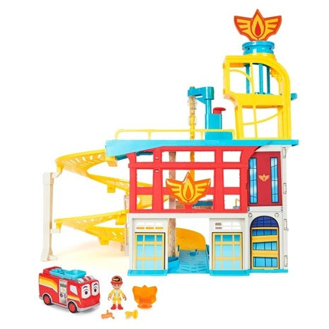 Disney Junior Firebuds HQ Playset with Lights, Sounds & Fire Truck Toy