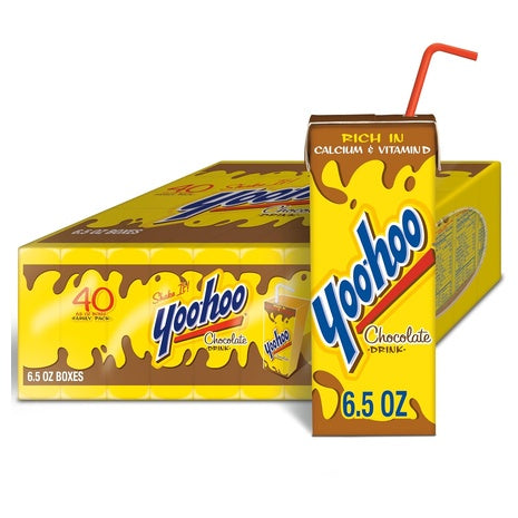 40 Yoo-hoo Chocolate Drink Boxes (OK-D)