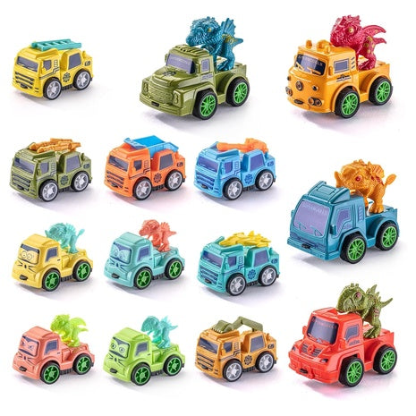 14 Mini Pull Back Toy Cars