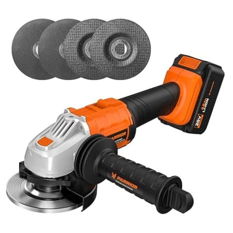 Parrior 20V Max Cordless Power Angle Grinder Kit