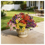 12 Bundles Artificial Outdoor Flowers (6 Styles)