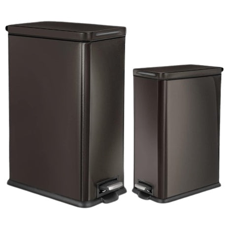 Home Zone Living 8 Gallon & 3 Gallon Trash Can Combo Set