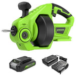Greenworks 24V Cordless Drain Auger w/ 2.0Ah Battery & Charger